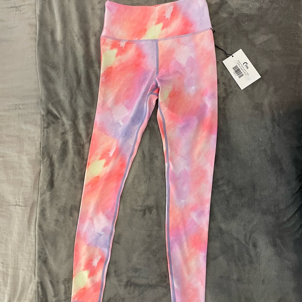 ZYIA Active Sorbet Sunset Light-n-Tight Hi-Rise 28" Leggings Size 4
